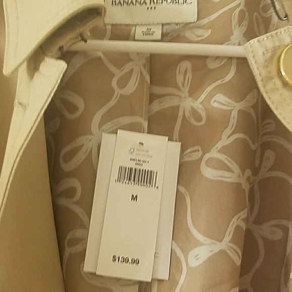 Banana Republic Trench Coat NWT - Picture 4 of 4